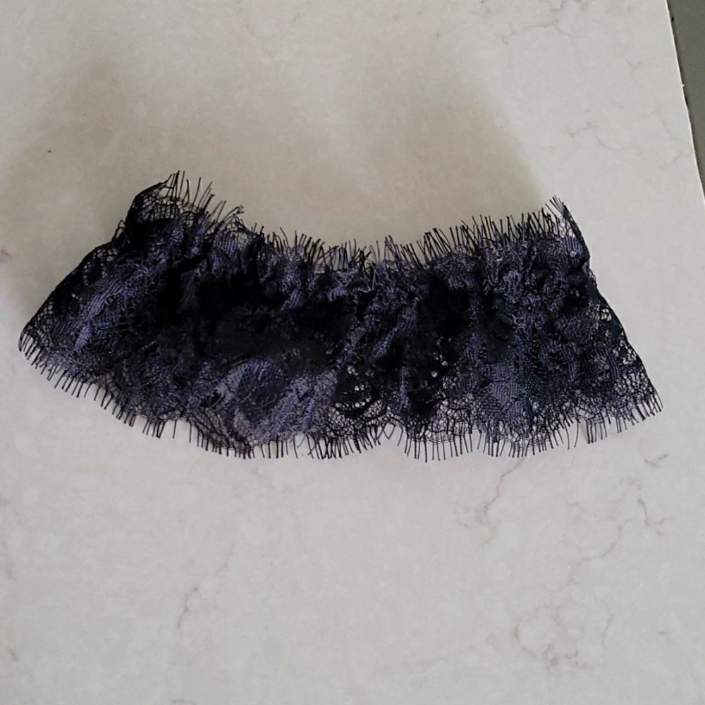 Wedding Black Lace Garter XS-S